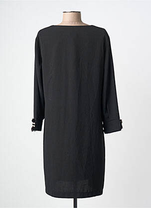 Rochie scurtă mâneci 3/4 mâneci 3/4 negru QUEENIE femeie
