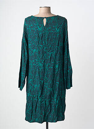 Rochie midi imprimeu floral mâneci lungi verde LA FEE MARABOUTEE femeie