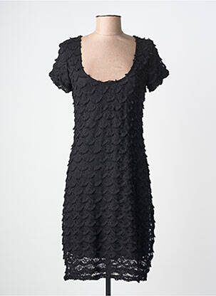Rochie midi mâneci scurte mâneci scurte negru EGERIE femeie