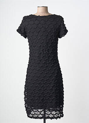 Rochie midi mâneci scurte mâneci scurte negru EGERIE femeie