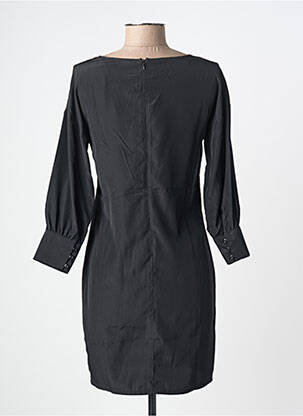 Rochie scurtă închidere cu fermoar la spate mâneci lungi negru SCHOOL RAG femeie