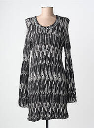 Rochie midi mâneci lungi mâneci lungi negru LO! LES FILLES femeie
