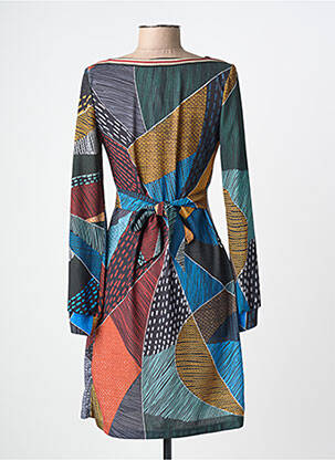 Rochie scurtă mâneci lungi mâneci lungi albastru LO! LES FILLES femme