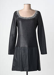 Rochie scurtă mâneci lungi mâneci lungi negru LO! LES FILLES femeie