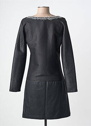 Rochie scurtă mâneci lungi mâneci lungi negru LO! LES FILLES femeie