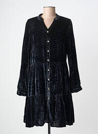 Rochie scurtă mâneci lungi mâneci lungi negru LEO & UGO femme