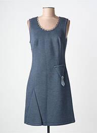 Rochie scurtă fără mâneci fără mâneci albastru LO! LES FILLES femeie