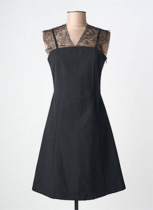 Rochie scurtă fără mâneci fără mâneci negru ONE STEP femeie