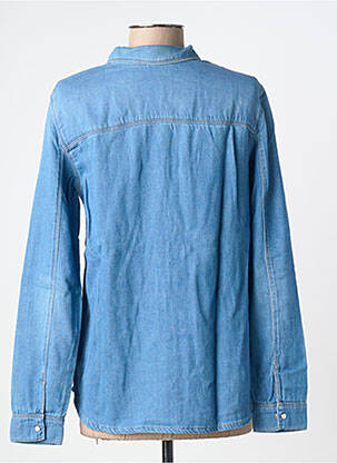 Cămașă croială cambrată mâneci lungi albastru DENIM STUDIO femeie