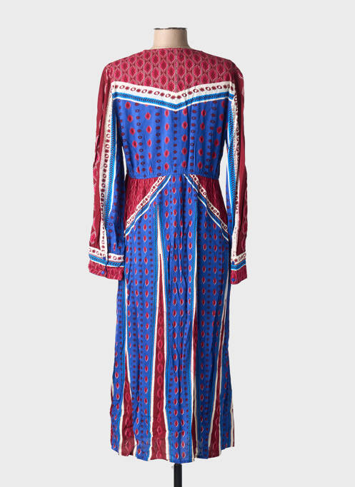 Rochie midi mâneci lungi mâneci lungi albastru AN' GE femme