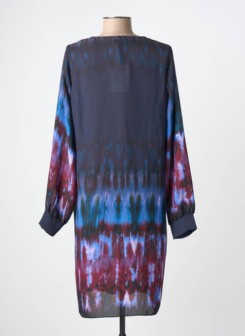 Rochie midi croială fluidă mâneci lungi albastru LA FEE MARABOUTEE femme