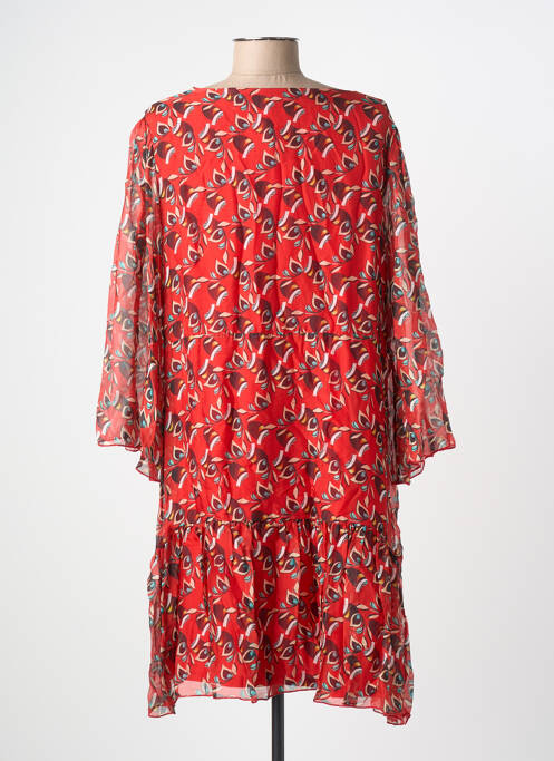 Rochie scurtă mâneci 3/4 mâneci 3/4 roșu LA FEE MARABOUTEE femme