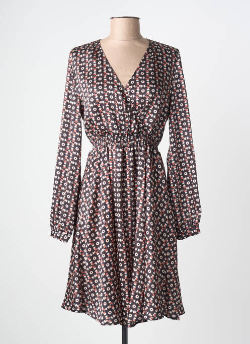 Rochie scurtă mâneci lungi mâneci lungi negru AN' GE femme