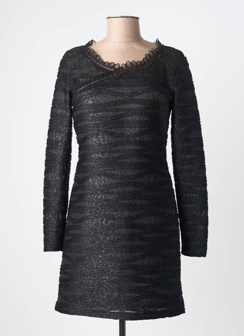 Rochie scurtă mâneci lungi mâneci lungi negru LOLESFILLES femme