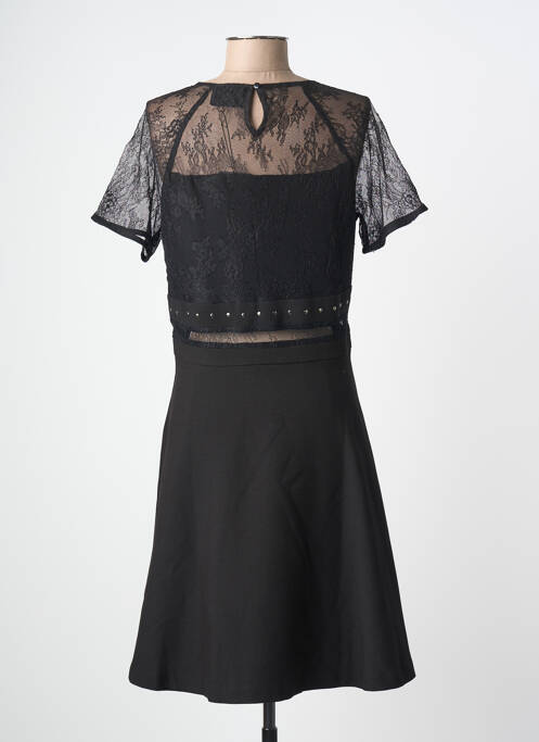 Rochie midi mâneci scurte mâneci scurte negru SCHOOL RAG femme