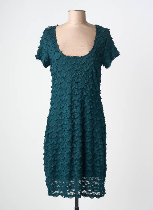 Rochie midi mâneci scurte mâneci scurte verde EGERIE femme