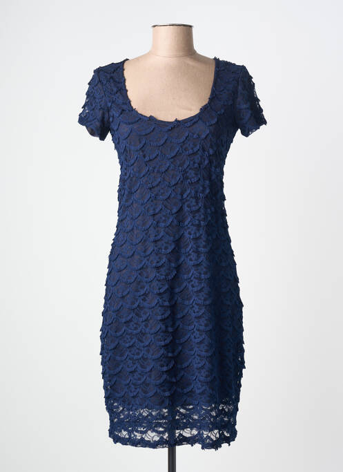 Rochie midi mâneci scurte mâneci scurte albastru EGERIE femme