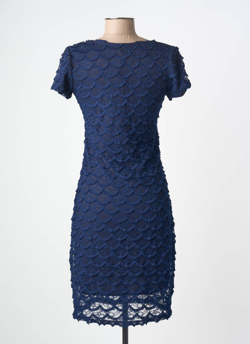 Rochie midi mâneci scurte mâneci scurte albastru EGERIE femme