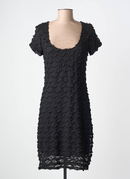 Rochie midi mâneci scurte mâneci scurte negru EGERIE femme