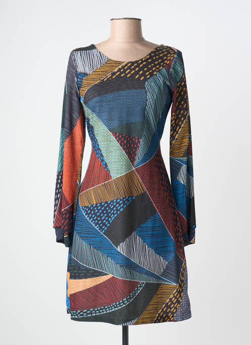 Rochie scurtă mâneci lungi mâneci lungi albastru LOLESFILLES femme