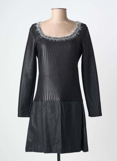 Rochie scurtă mâneci lungi mâneci lungi negru LOLESFILLES femme