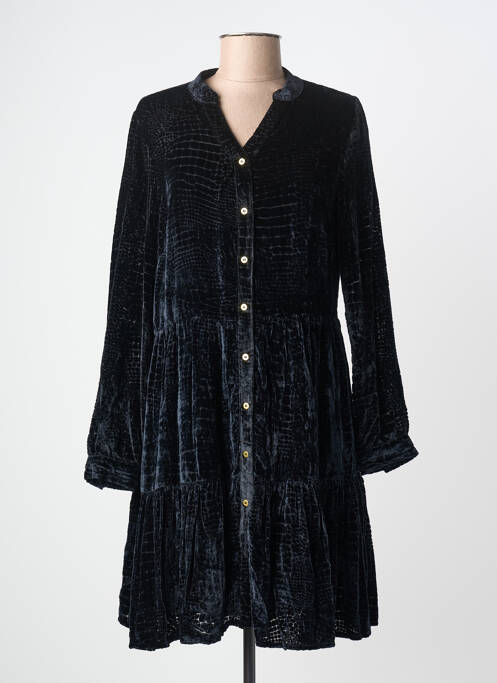 Rochie scurtă mâneci lungi mâneci lungi negru LEO & UGO femme