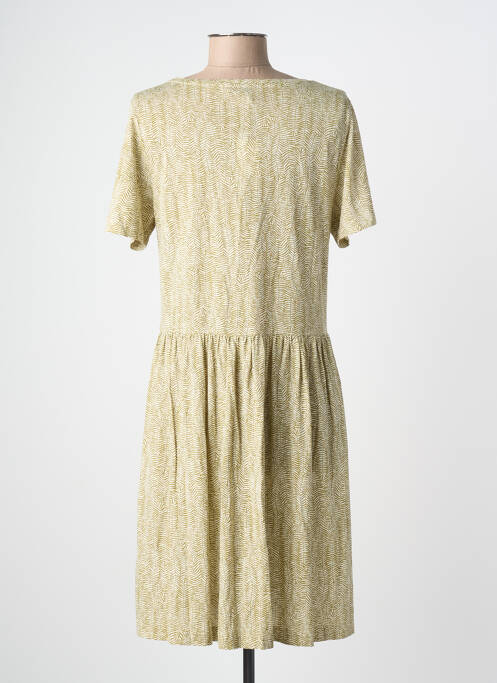 Rochie midi imprimeu fantezie mâneci scurte verde HARRIS WILSON femme