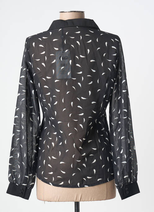 Cămașă țesătură crep mâneci lungi negru ROSALITA MC GEE femme