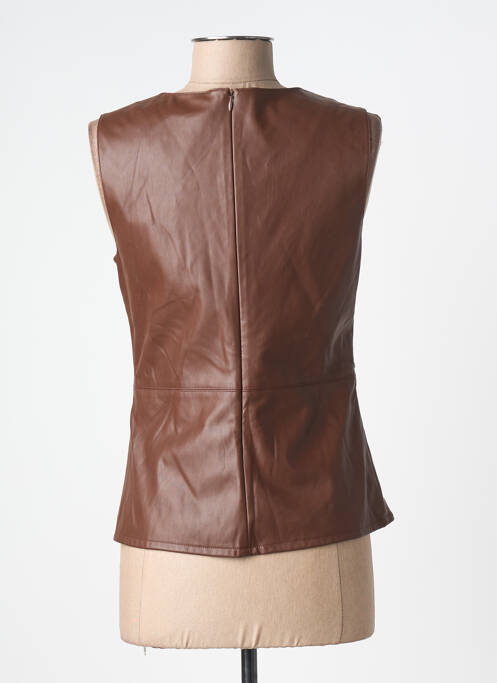 Top elasticitate fără mâneci maro RIVER WOODS femme