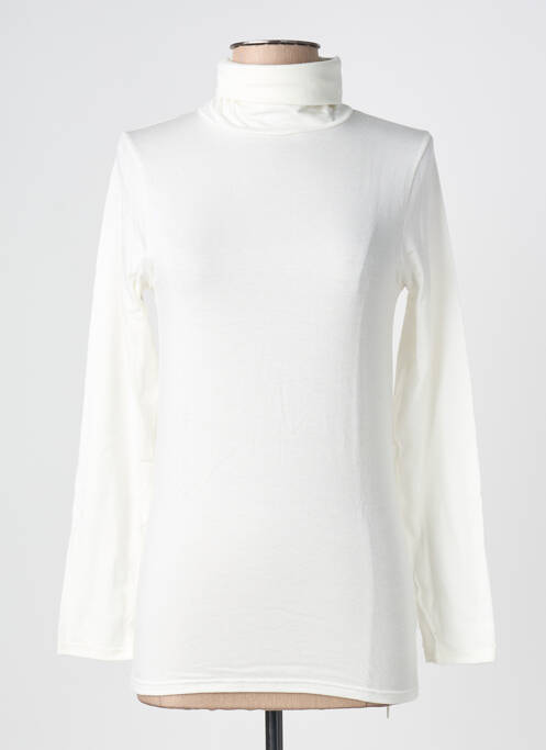 Top țesătură jersey mâneci lungi bej LEMAHIEU femme