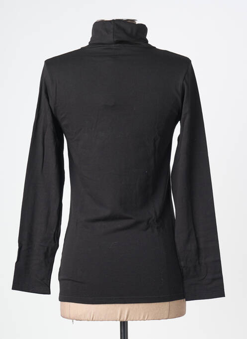 Top țesătură jersey mâneci lungi negru LEMAHIEU femme