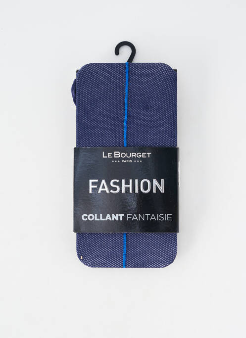 Colanți elasticitate albastru LE BOURGET femme