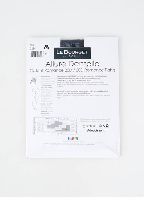 Colanți imprimeu cu buline negru LE BOURGET femme