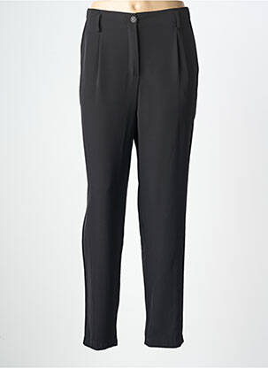 Pantalon slim talie înaltă talie înaltă negru LA FEE MARABOUTEE femeie