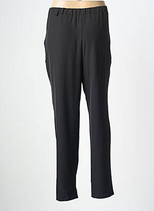 Pantalon slim talie înaltă talie înaltă negru LA FEE MARABOUTEE femeie