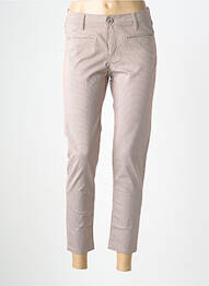 Pantalon 7/8 țesătură poplin mărime normală portocaliu DENIM STUDIO femeie