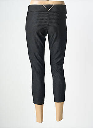 Pantalon 7/8 talie înaltă talie înaltă negru LO! LES FILLES femeie