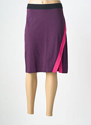 Fustă midi elasticitate violet FILIPINE LAHOYA femeie