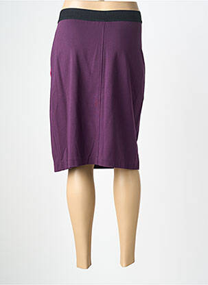 Fustă midi elasticitate violet FILIPINE LAHOYA femeie