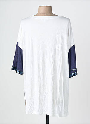 Tricou elasticitate mâneci scurte albastru MARINA V femeie