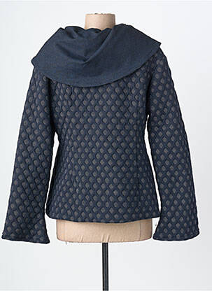 Jachete casual guler rotund albastru LO! LES FILLES femeie