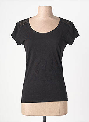 Tricou elasticitate mâneci scurte negru CHIPIE femeie