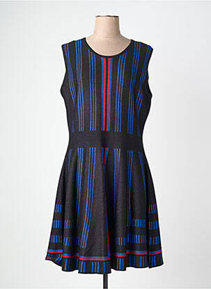 Rochie midi fără mâneci fără mâneci negru LEO & UGO femeie