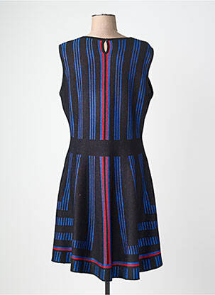 Rochie midi fără mâneci fără mâneci negru LEO & UGO femeie