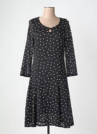 Rochie midi mâneci lungi mâneci lungi negru FIFILLES femme