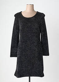Rochie midi mâneci lungi mâneci lungi negru LO! LES FILLES femme