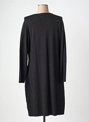 Rochie midi mâneci lungi mâneci lungi negru LEO & UGO femeie