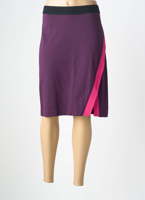 Fustă midi elasticitate violet FILIPINE LAHOYA femme