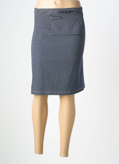 Fustă midi elasticitate albastru LOLESFILLES femme