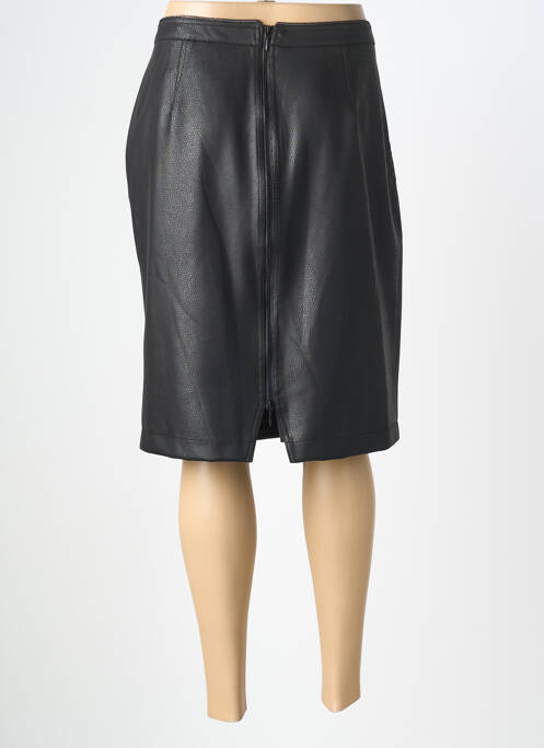 Fustă midi talie cu cleme negru FILIPINE LAHOYA femme